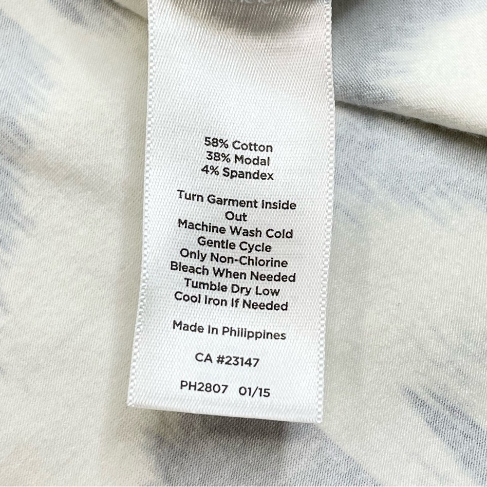 Talbots Ikat Maxi Dress Blue White Beachy Resort Long drawstring tie waist 2X - Picture 8 of 10